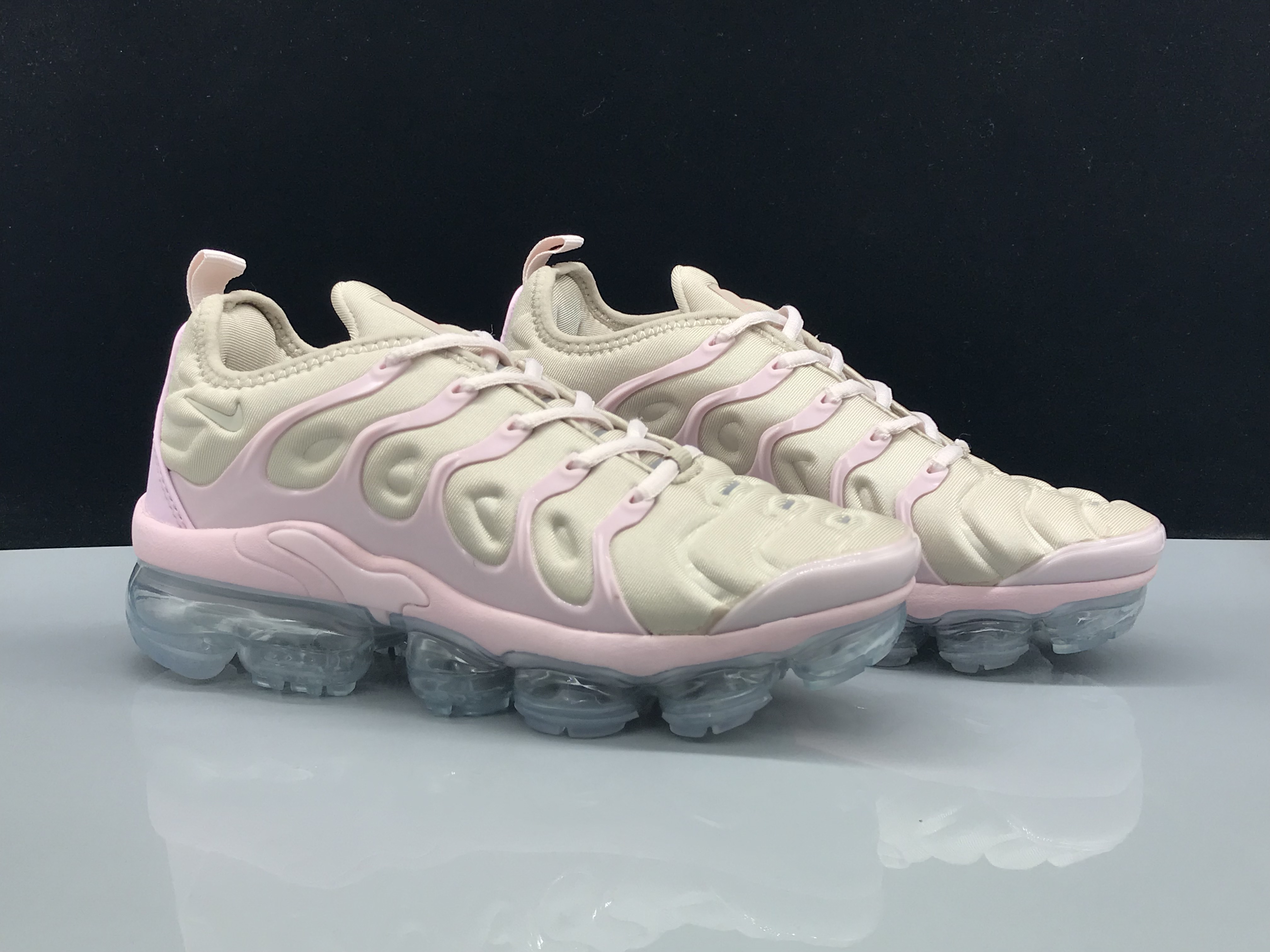 Women Nike Air Max TN 2018 Plus Silver Pink Shoes - Click Image to Close